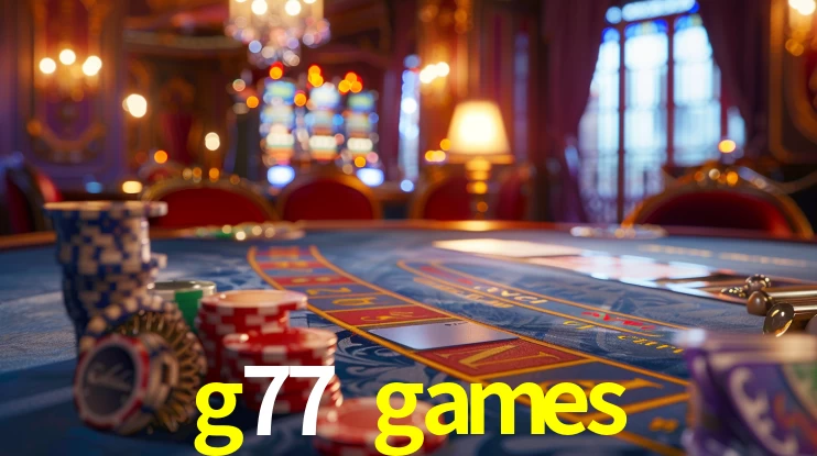 APP oficial da g77 games para mobile